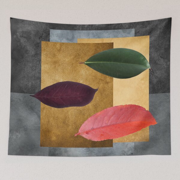 Item preview, Leaves on Abstract Background designed and sold by WhiteSoftPetals.