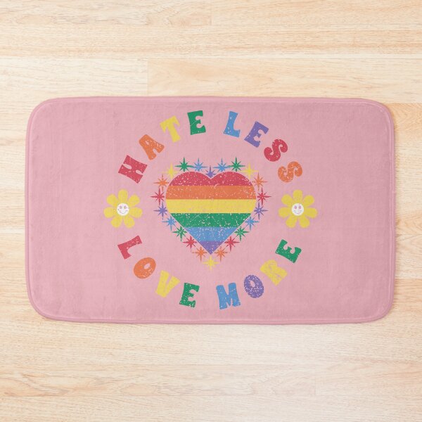 Item preview, Hate Less Love More LGBTQ Heart designed and sold by RR-Arts.