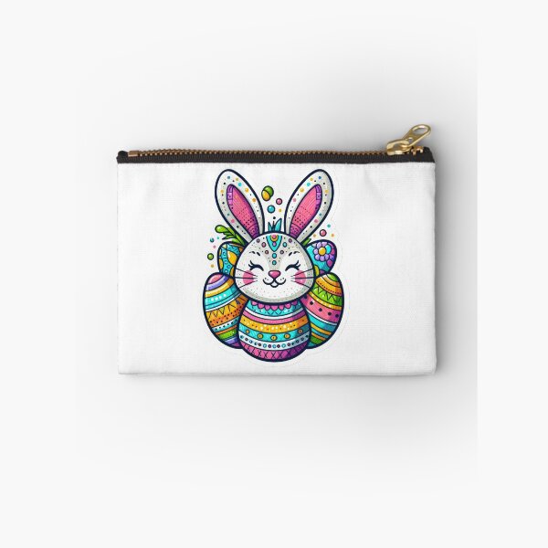 Item preview, rabbit with easter eggs Easter cute sticker designed and sold by Expressions-Sel.