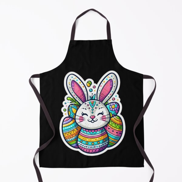 Item preview, rabbit with easter eggs Easter cute sticker designed and sold by Expressions-Sel.