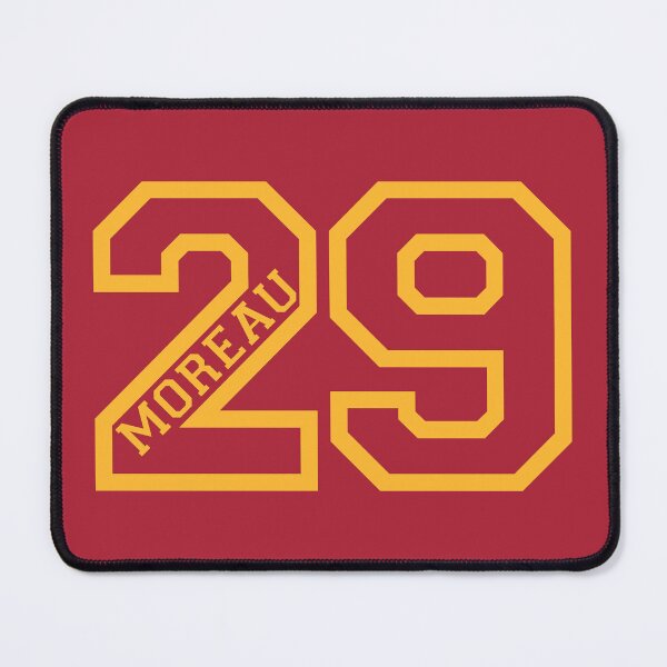 Item preview, Jean Moreau Exy Trojens Jersey Number designed and sold by FoxyOatmeal.