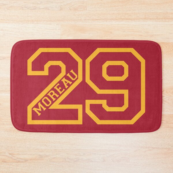 Item preview, Jean Moreau Exy Trojens Jersey Number designed and sold by FoxyOatmeal.