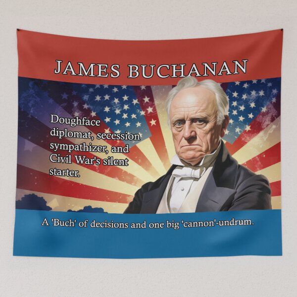 Item preview, James Buchanan Electoral Poster designed and sold by Static-Panda.