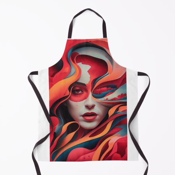 Item preview, "Crimson Reverie: A Cinematic Watercolor by Paola Salomé" designed and sold by DesignEpic22.