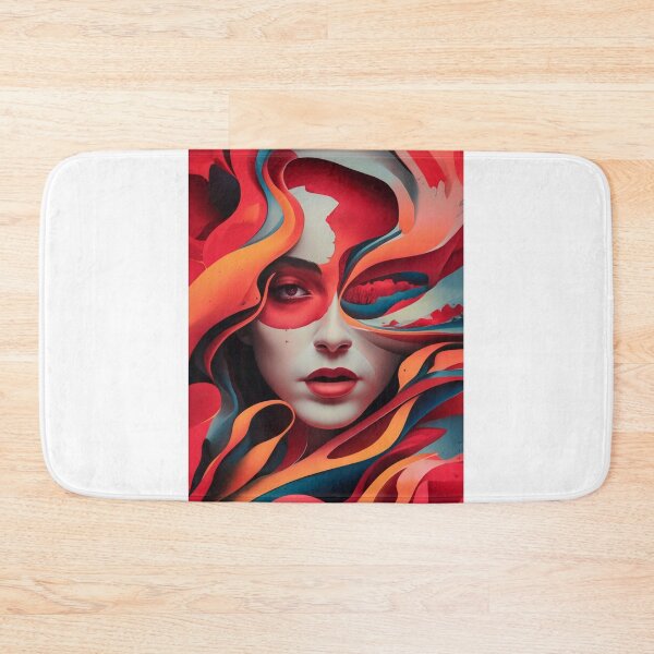 Item preview, "Crimson Reverie: A Cinematic Watercolor by Paola Salomé" designed and sold by DesignEpic22.