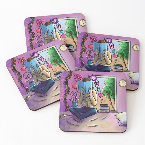 Item preview, Bookslover girl reading in her bedroom designed and sold by altairaleon.