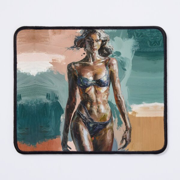 Item preview, Expressive Abstract Art: Bold Brushstrokes of Female Figures designed and sold by MarinaFila.