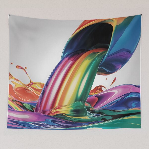 Item preview, Pouring Paint Art 3D designed and sold by Charlygood.