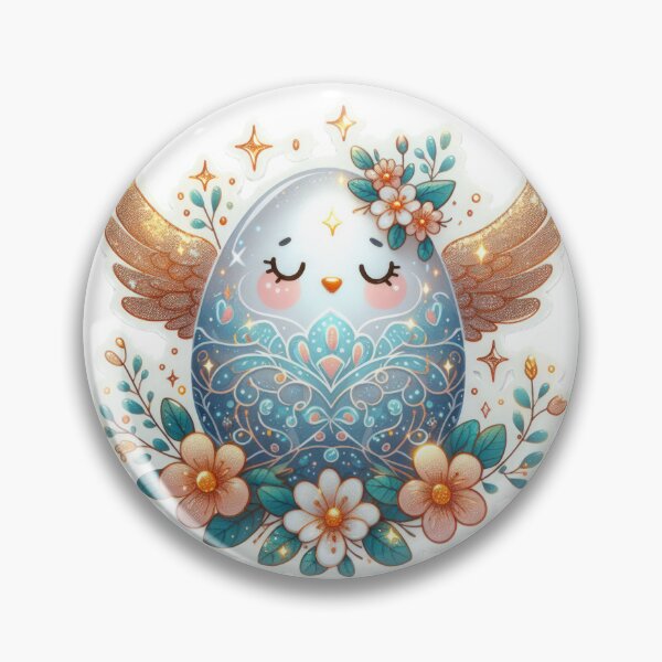 Item preview, Easter egg with wings Easter cute sticker designed and sold by Expressions-Sel.