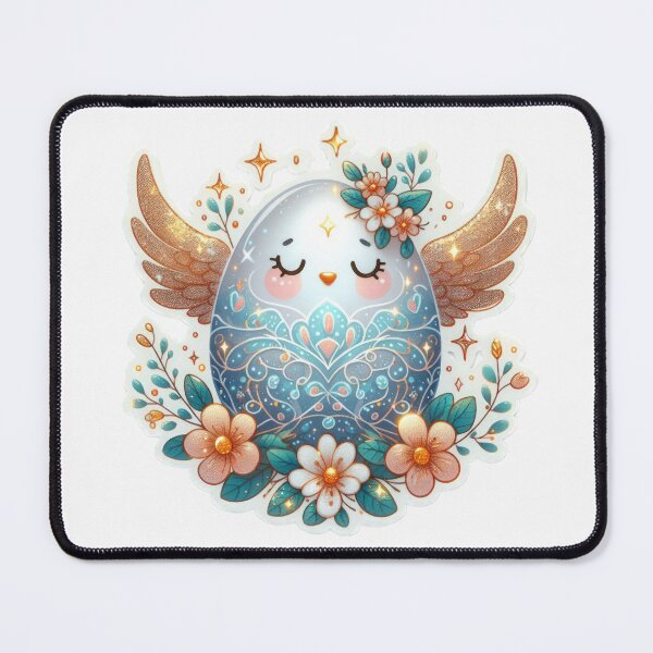 Item preview, Easter egg with wings Easter cute sticker designed and sold by Expressions-Sel.