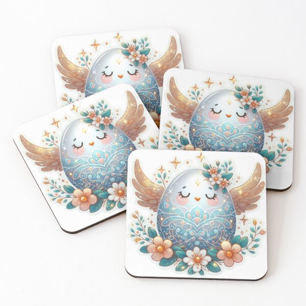 Item preview, Easter egg with wings Easter cute sticker designed and sold by Expressions-Sel.
