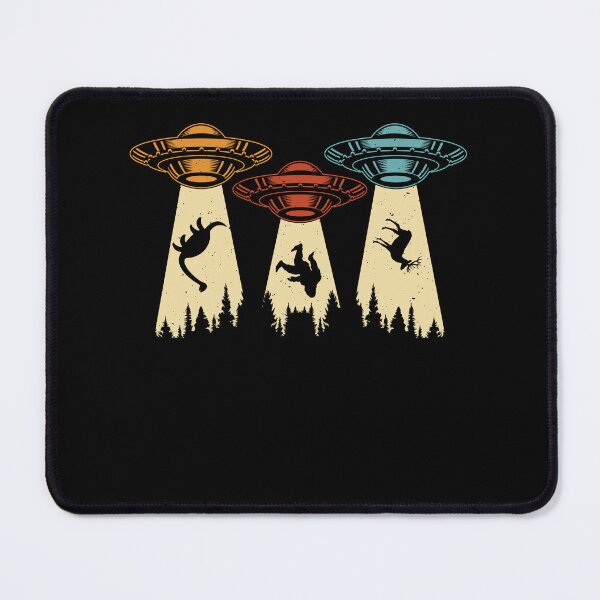 Item preview, Retro Style Alien UFO Abduction Retro Deer Alien, Funny Aliens Design gift designed and sold by ArtByKatti.