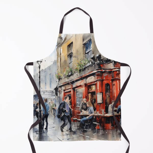 Item preview, Irish pub, watercolor painting, city landscape, Dublin souvenir, Dublin cityscape, Ireland travel, Irish street designed and sold by SpettacolArte.