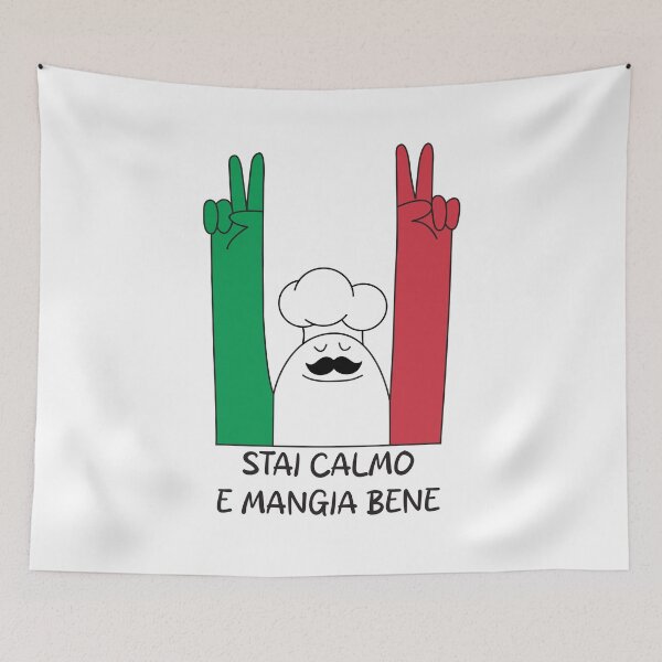 Item preview, Stai Calmo E Mangia Bene designed and sold by samuartshop.