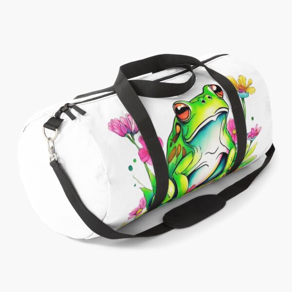 Item preview, Spring in Bloom: The Joyful Frog designed and sold by Aurorartsprint.