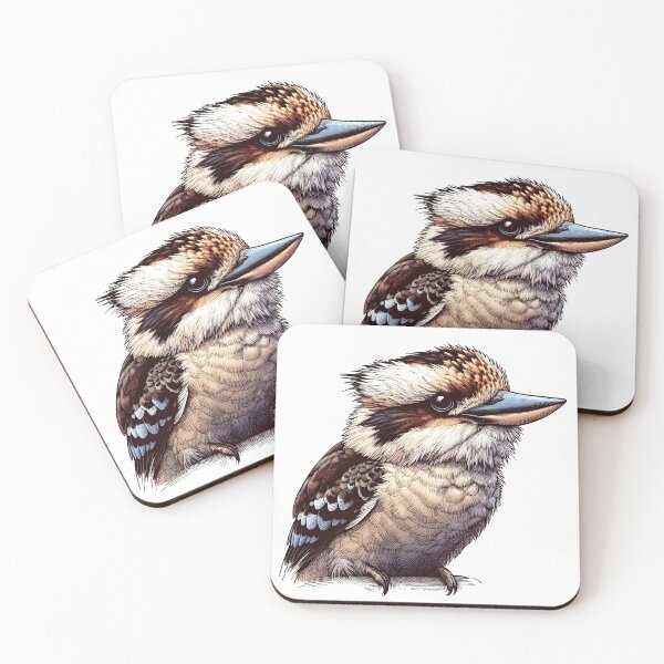 Item preview, Kookaburra, exotic bird, australian bird designed and sold by FlowCreate.