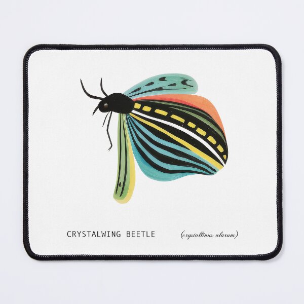 Item preview, Crystalwing Beetle (crystallinus alarum) designed and sold by WhiskerWish.