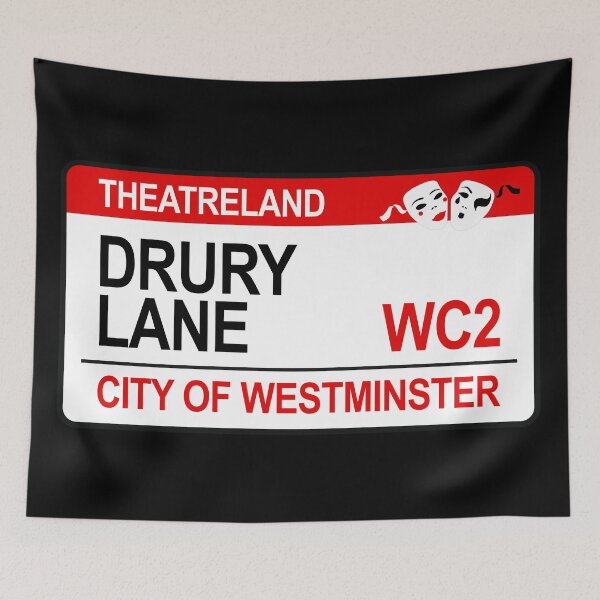 Item preview, Drury Lane - WC2 - Theatreland -  London Street Sign designed and sold by WilliamsonMedia.