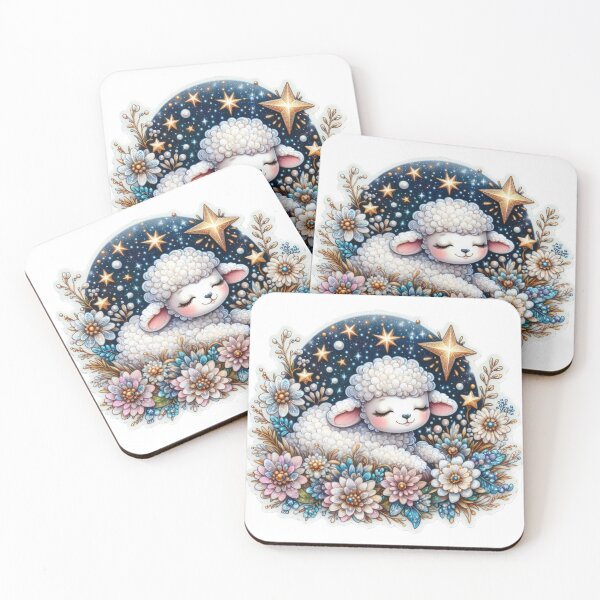 Item preview, lamb Easter cute sticker designed and sold by Expressions-Sel.