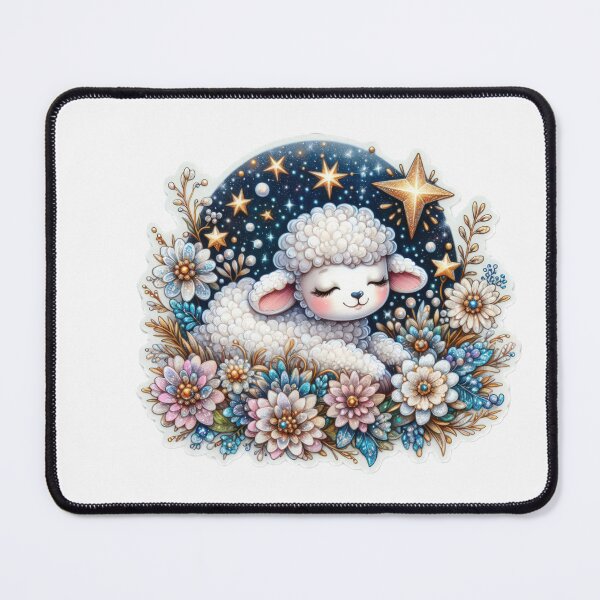 Item preview, lamb Easter cute sticker designed and sold by Expressions-Sel.