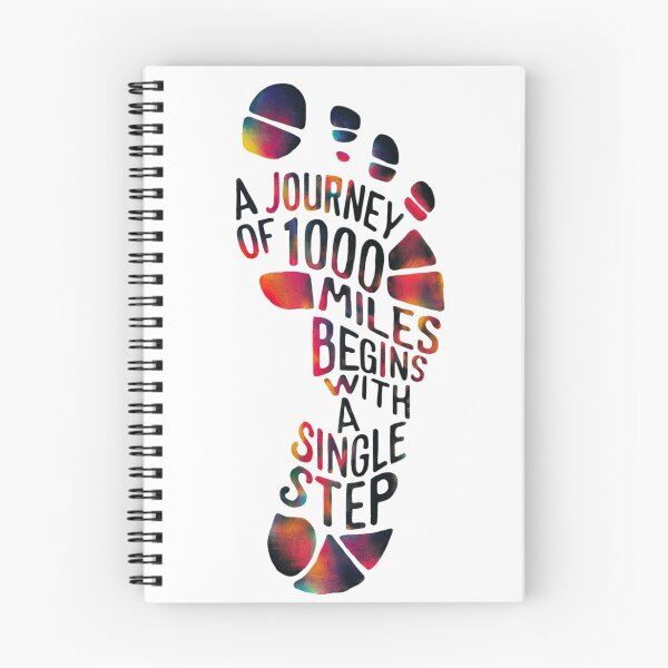 Item preview, a journey of 1000 miles begins with a single step designed and sold by 123ks.