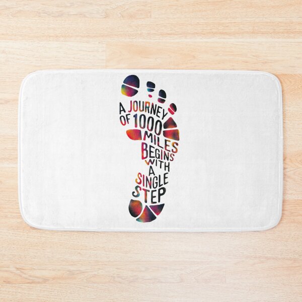 Item preview, a journey of 1000 miles begins with a single step designed and sold by 123ks.