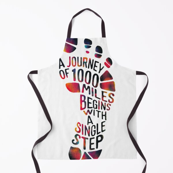 Item preview, a journey of 1000 miles begins with a single step designed and sold by 123ks.