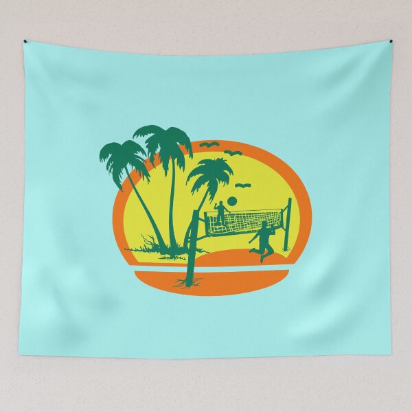 Item preview, Sunset Volleyball Beach designed and sold by vibeno1.