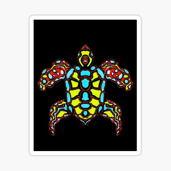 Artikelvorschau, Turtle abstract 2 entworfen und verkauft von NandoArtDesign.