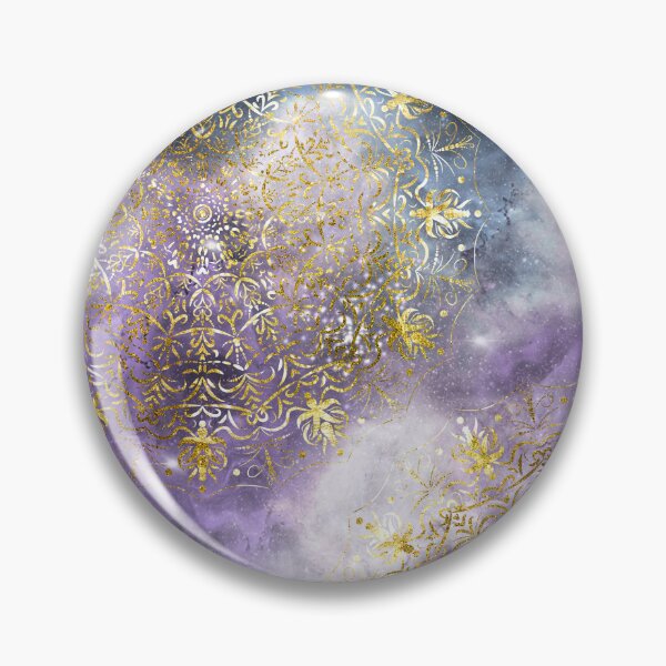 Item preview, Gold Glitter Mandala Galaxy Star designed and sold by darkskydelights.