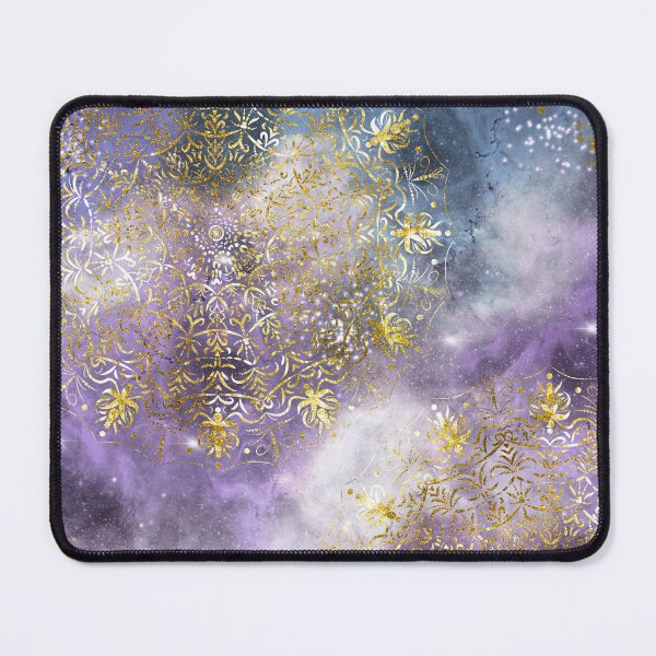 Item preview, Gold Glitter Mandala Galaxy Star designed and sold by darkskydelights.