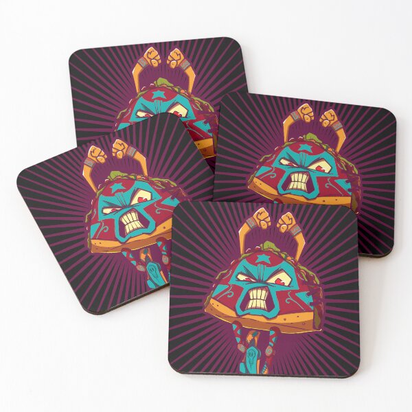 Item preview, Mexican Wrestling, Angry Taco, EL TACO Angry Luchador designed and sold by EYESORE ART.