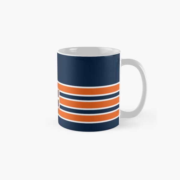 Aperçu de l'œuvre Chicago Bears inspiré des rayures GSH créée et vendue par Bear Creative.