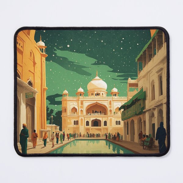 Item preview, Amritsar India Starry Night Vintage Travel Tourism designed and sold by TravelersGems.