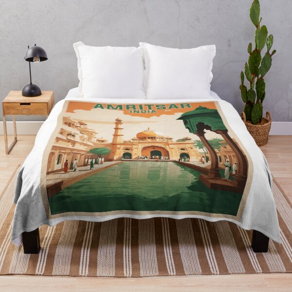 Item preview, Amritsar India Vintage Travel Tourism designed and sold by TravelersGems.