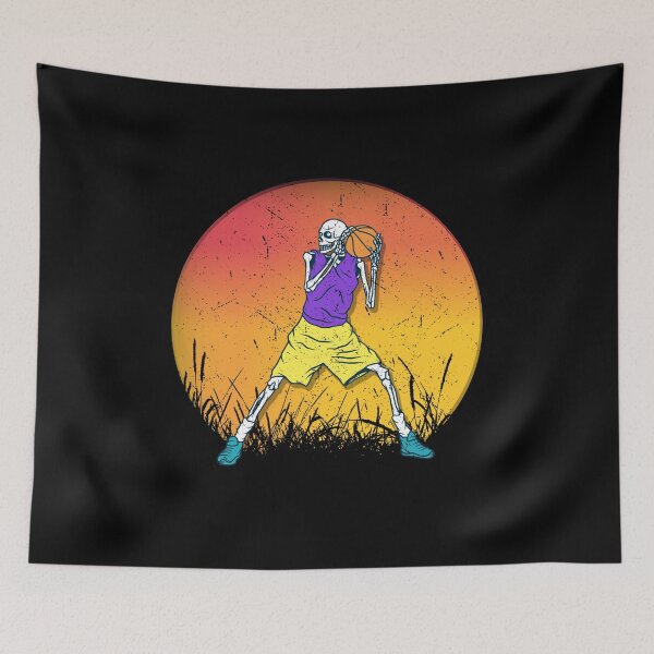 Item preview, Basketball Skeleton Sunset designed and sold by franktact.