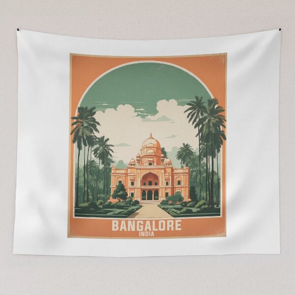 Artikelvorschau, Bangalore Indien Vintage Reisetourismus entworfen und verkauft von TravelersGems.