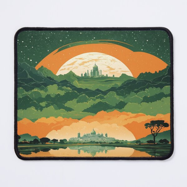Item preview, Bhopal India Starry Night Vintage Travel Tourism designed and sold by TravelersGems.