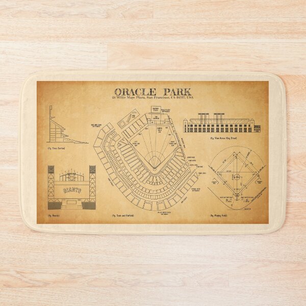 Item preview, Oracle Park (Aged Parchment) designed and sold by BGALAXY.