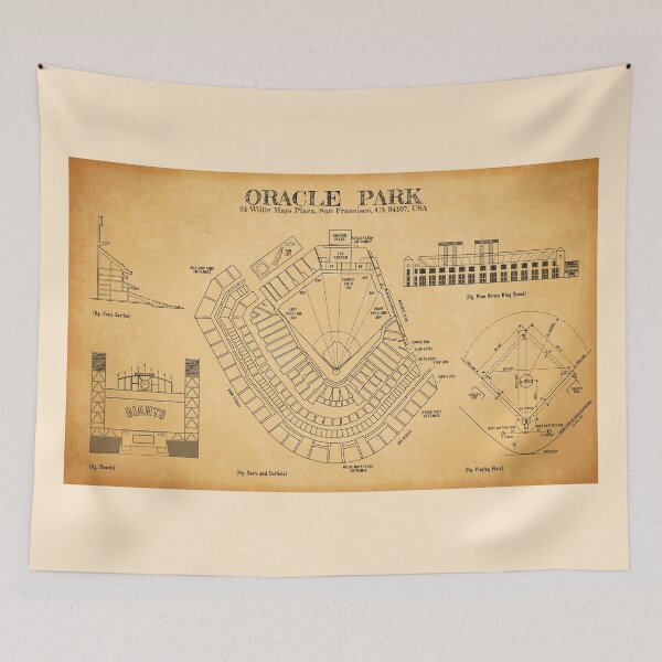 Aperçu de l'œuvre Oracle Park (Aged Parchment) créée et vendue par BGALAXY.
