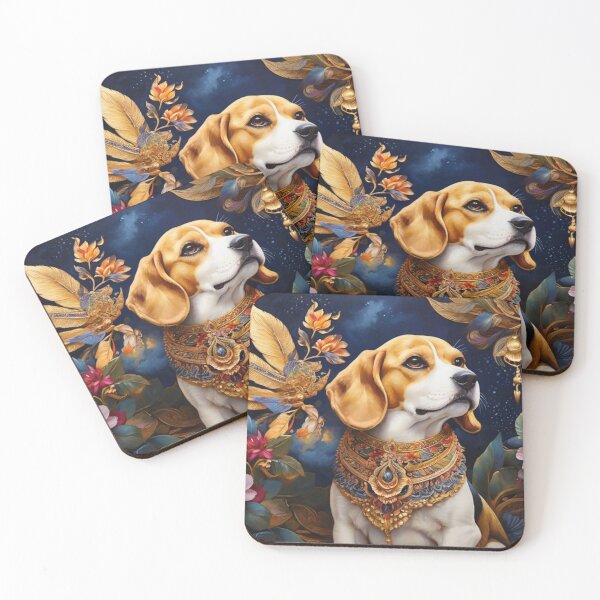 Item preview, Golden Blossom Beagle designed and sold by NeatThingLover.
