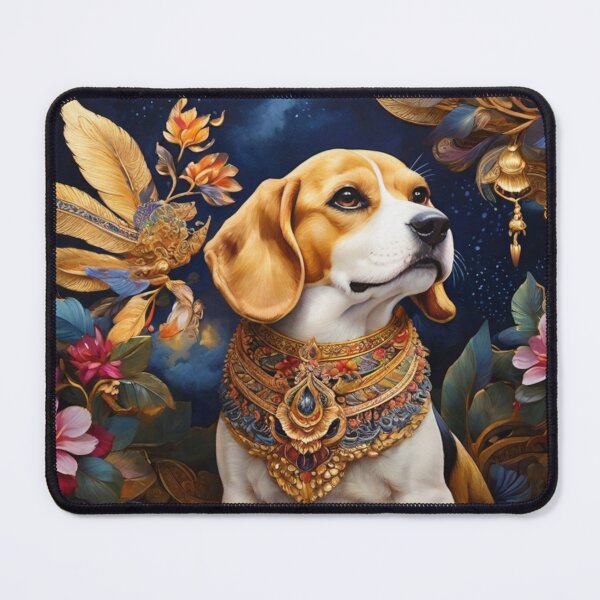 Item preview, Golden Blossom Beagle designed and sold by NeatThingLover.