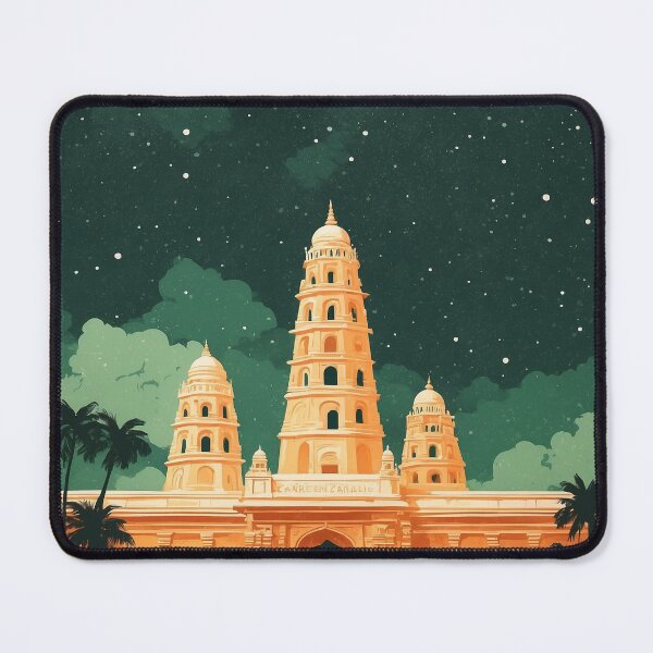 Item preview, Chennai India Starry Night Vintage Travel Tourism  designed and sold by TravelersGems.