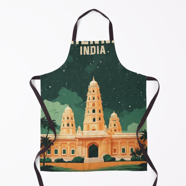 Artikelvorschau, Chennai Indien Sternennacht Vintage Reisetourismus entworfen und verkauft von TravelersGems.