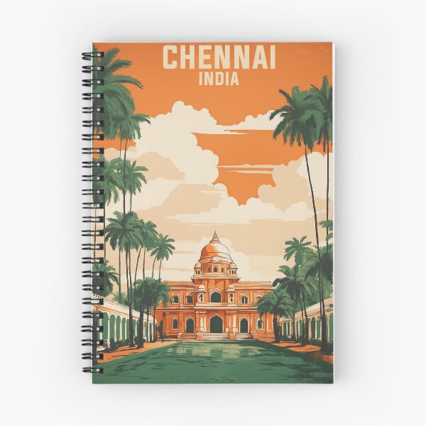 Item preview, Chennai India Vintage Travel Tourism  designed and sold by TravelersGems.