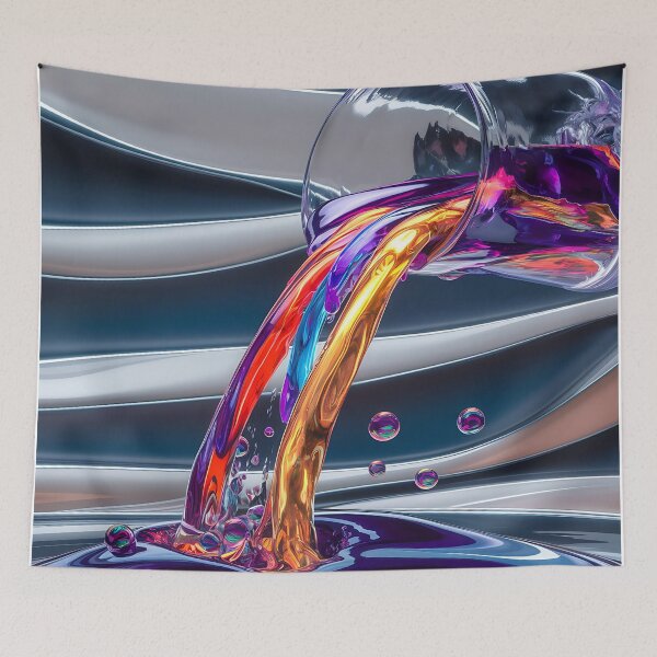 Item preview, Pouring Paint Art 3D designed and sold by Charlygood.