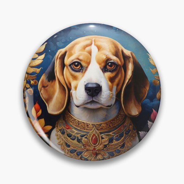 Item preview, Majestic Floral Beagle designed and sold by NeatThingLover.