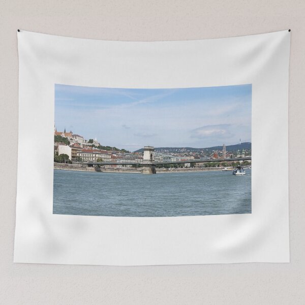 Item preview, Chain bridge on Danube river Budapest designed and sold by goceris.