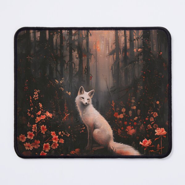 Item preview, White Fox in Moonlight designed and sold by Heather Maree Design Studio.