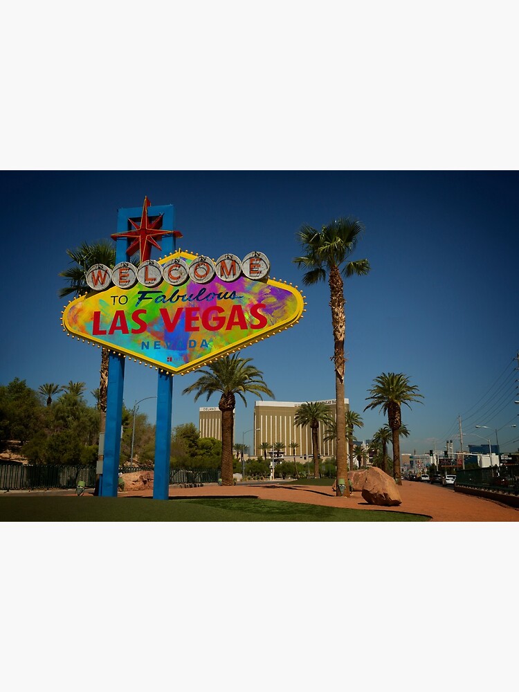 Las Vegas Welcome Sign Wall Decal - Iconic Retro Vegas Vibes